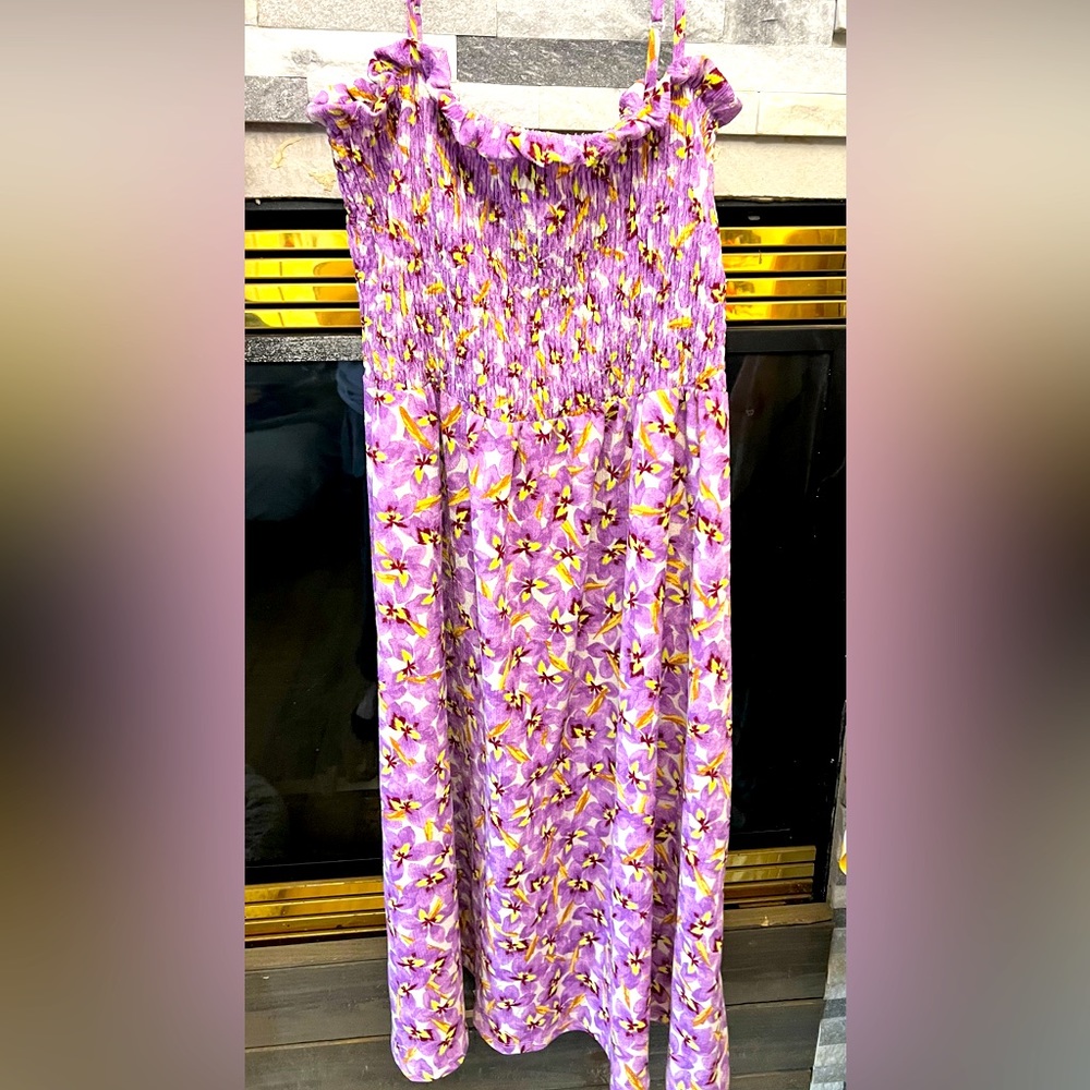 Floral midi dress